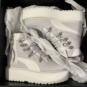 never worn Fenty x Puma platform boots